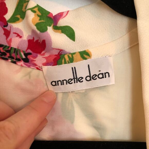 Vintage Annette Dean Floral Midi Dress - Picture 4 of 11